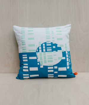 Cushion - Forest - Blue / Green - 45cm