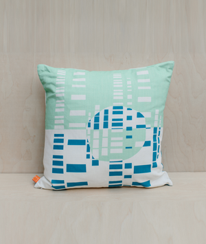 Cushion - Forest - Blue / Green - 45cm