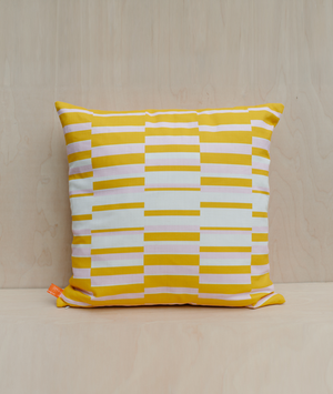 Cushion - Solstice - Mustard / Pink - 45cm