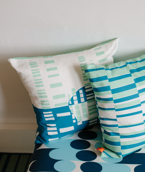 Cushion - Forest - Blue / Green - 45cm