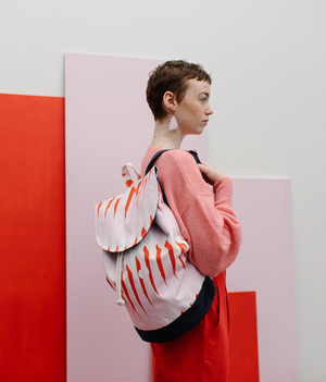 Rucksack - Peas - Pink / Red