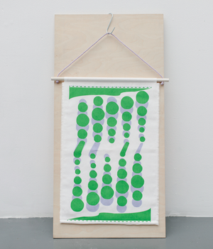 Wallhanging - Peas - Green / Purple