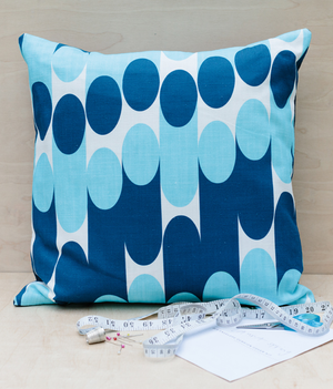 Make Your Own Cushion Kit - Convergence - Light Blue