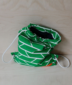 Drawstring Bag – Convergence – Green