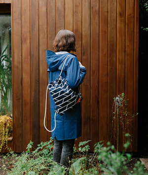 Drawstring Bag – Convergence – Navy