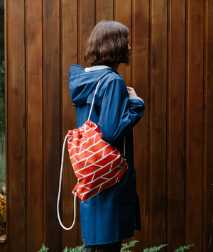 Drawstring Bag – Convergence – Red