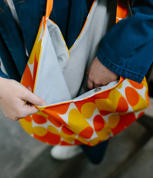 Slouch Bag - Milkky - Orange / Mustard