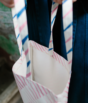 Tote Bag - Distort - Pink