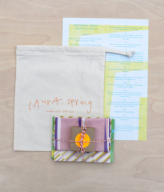Make It Yourself Beeswax Wrap Kit