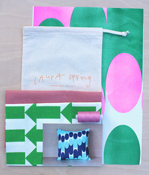 Make Your Own Cushion Kit - Arrow - Green