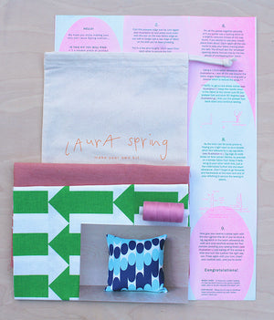 Make Your Own Cushion Kit - Arrow - Green