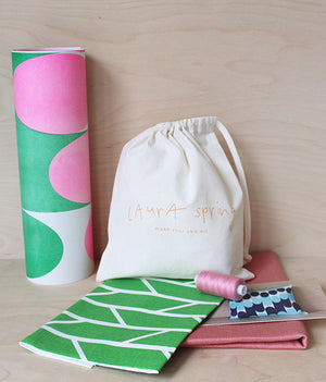 Make It Yourself Cushion Kit - Convergence - Green