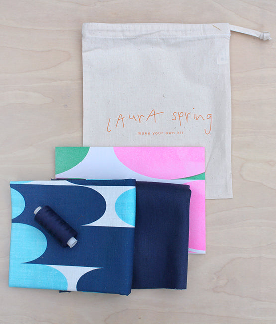 Make Your Own Cushion Kit - Milkky Blues