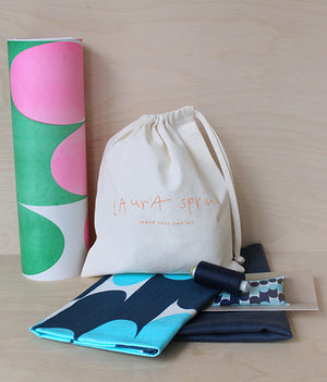 Make Your Own Cushion Kit - Milkky Blues