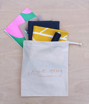 Make Your Own Cushion Kit - Convergence - Mustard