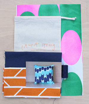 Make Your Own Cushion Kit - Convergence - Orange