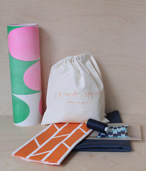 Make Your Own Cushion Kit - Convergence - Orange