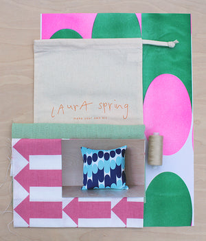 Make It Yourself Cushion Kit - Arrow - Pink