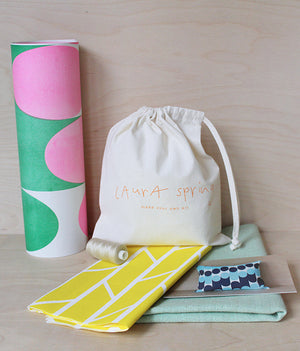 Make Your Own Cushion Kit - Convergence - Yellow