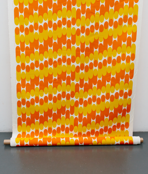 Fabric By The Metre - Milkky - Orange / Mustard