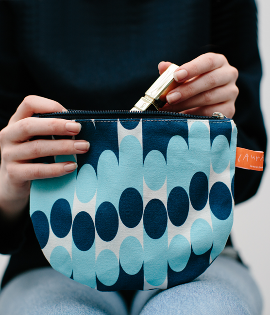 Make Up Pouch - Milkky - Blues