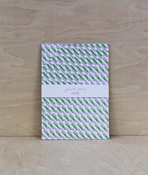 A4 Notebook - Conceal - Green / Purple