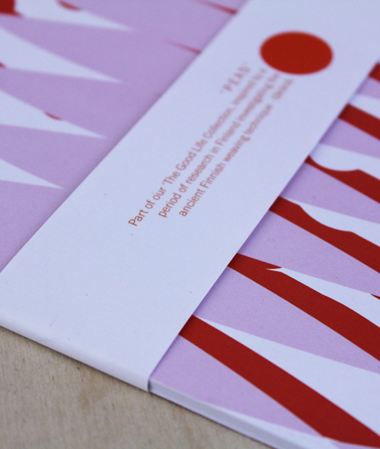 A4 Notebook - Peas - Pink / Red