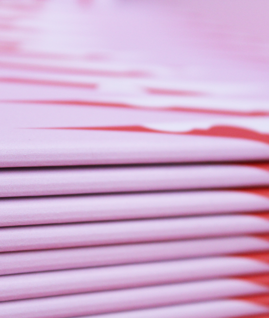 A4 Notebook - Peas - Pink / Red