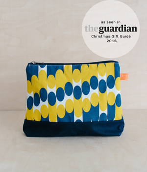 Wash Bag — Milkky - Blue / Mustard