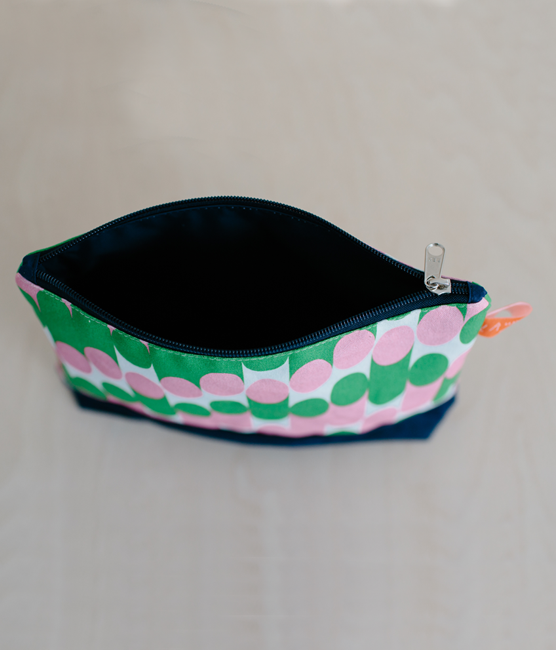 Wash Bag — Milkky - Pink / Green