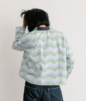 Jacket #006 - Peas/Grid - a limited edition collab with Love & Squalor