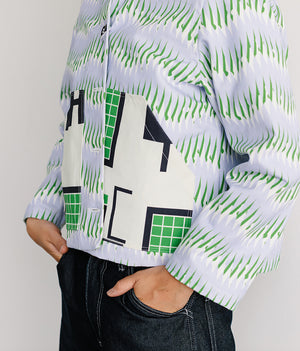 Jacket #006 - Peas/Grid - a limited edition collab with Love & Squalor