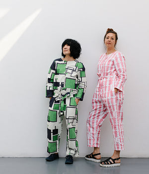 Jumpsuit #001 - Grid - A limited edition collab with Love & Squalor