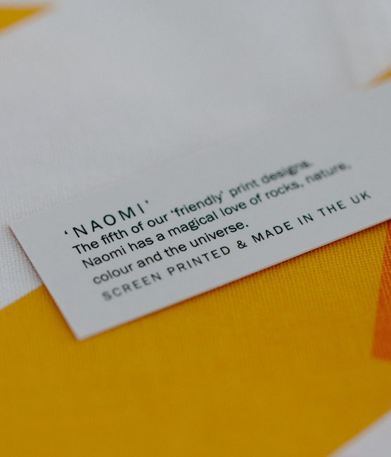 Tea Towel - Naomi - Orange / Pink