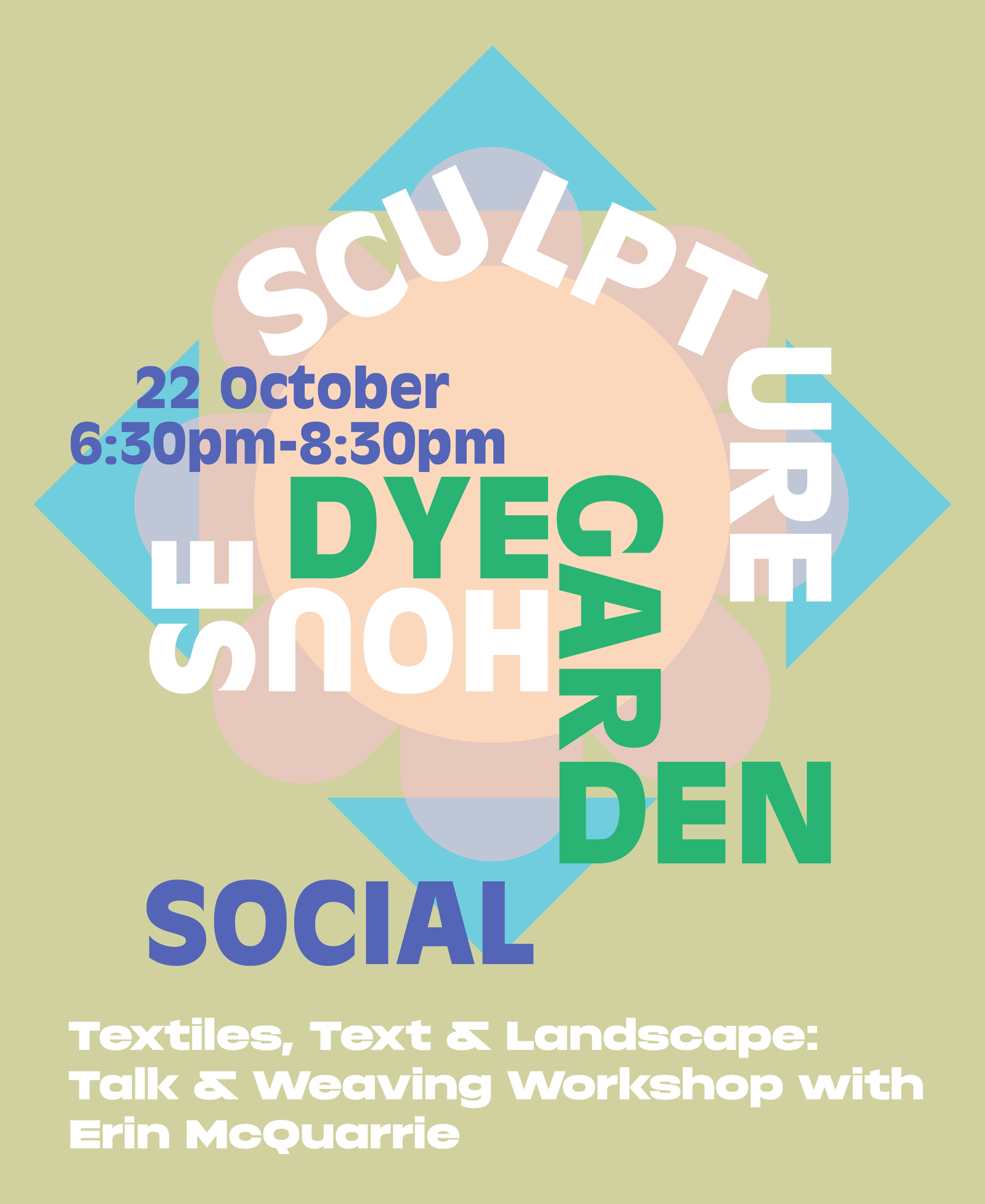 DYE GARDEN SOCIAL: Textiles, Text & Landscape - Talk & Weaving Workshop with Erin McQuarrie