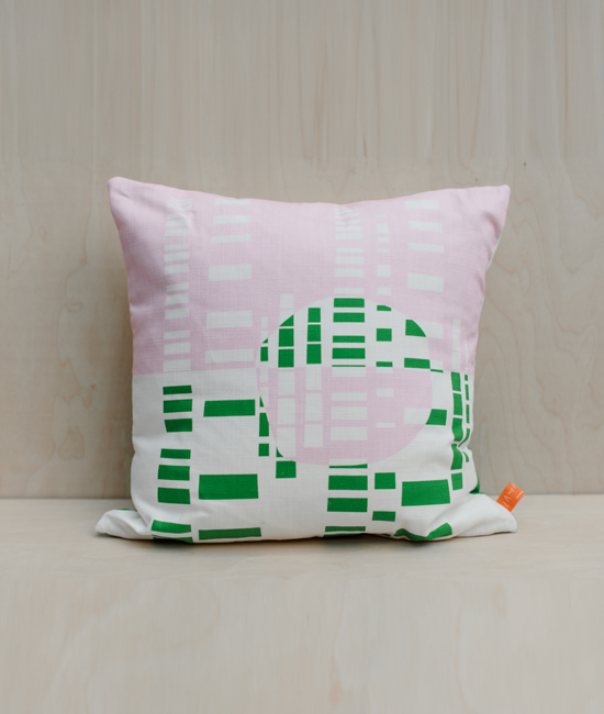 Cushion - Forest - Pink / Green - 45cm