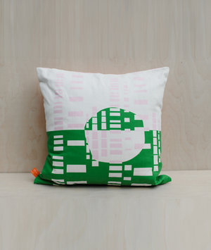 Cushion - Forest - Pink / Green - 45cm