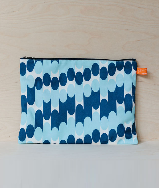 A4 Travel Pouch - Milkky - Blues
