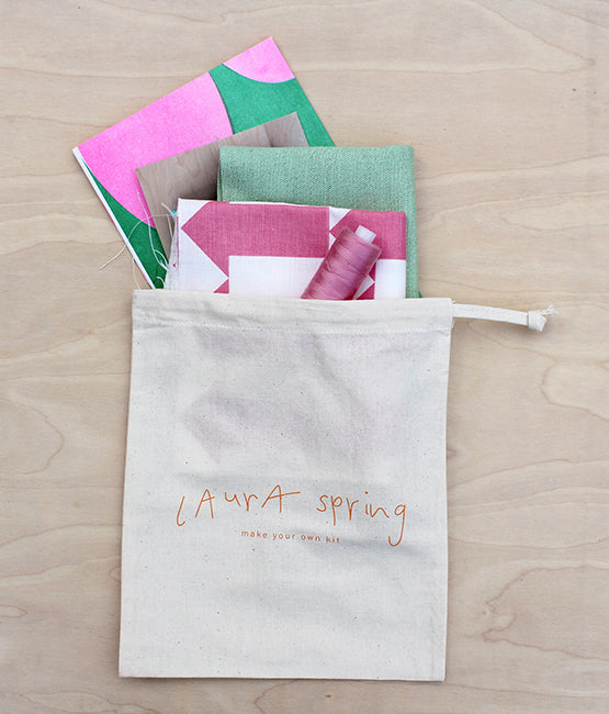 Make It Yourself Cushion Kit - Arrow - Pink - Laura Spring