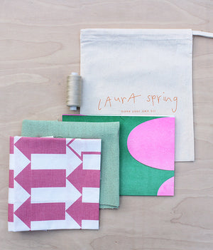 Make It Yourself Cushion Kit - Arrow - Pink
