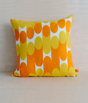 Cushion - Milkky - Mustard / Orange