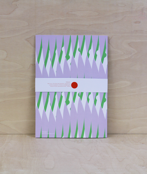 A4 Notebook - Peas - Green / Purple
