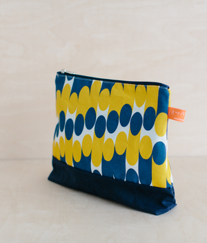 Wash Bag — Milkky - Blue / Mustard