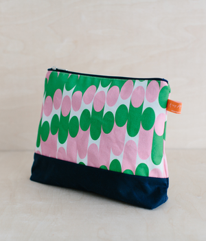 Wash Bag — Milkky - Pink / Green