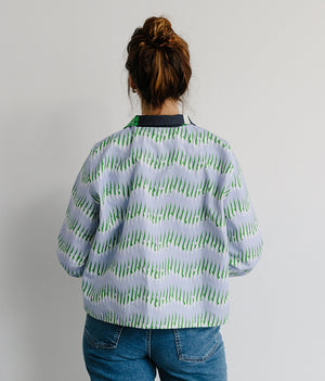 Jacket #006 - Peas/Grid - a limited edition collab with Love & Squalor