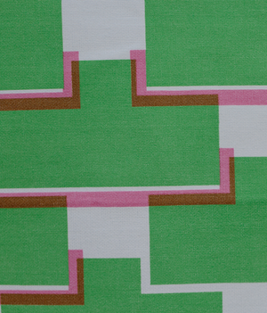 Tea Towel - Ida - Green / Pink